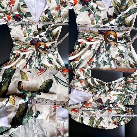 PatBO Tropical Hi-Low Romper 6 - Picture 10 of 13